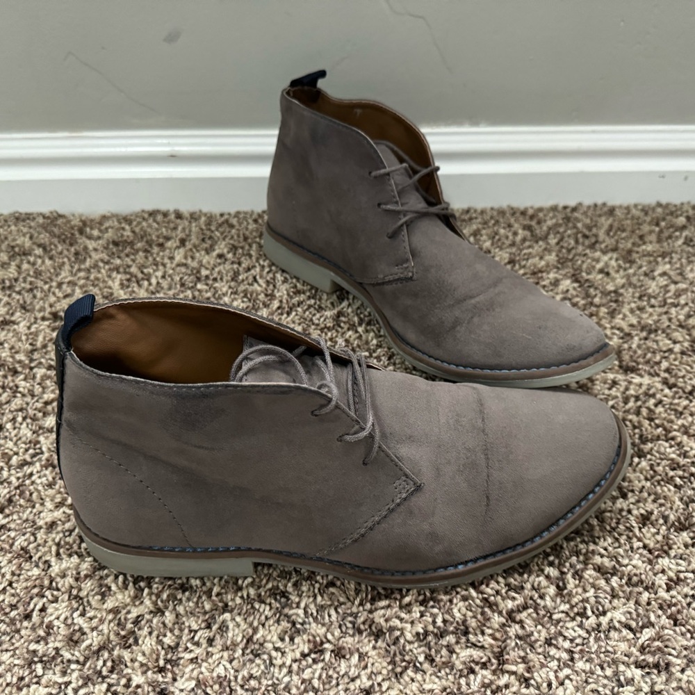 Topman Grey Suede Men’s Dress or Casual Shoe - Size 9.5 or EU 43
